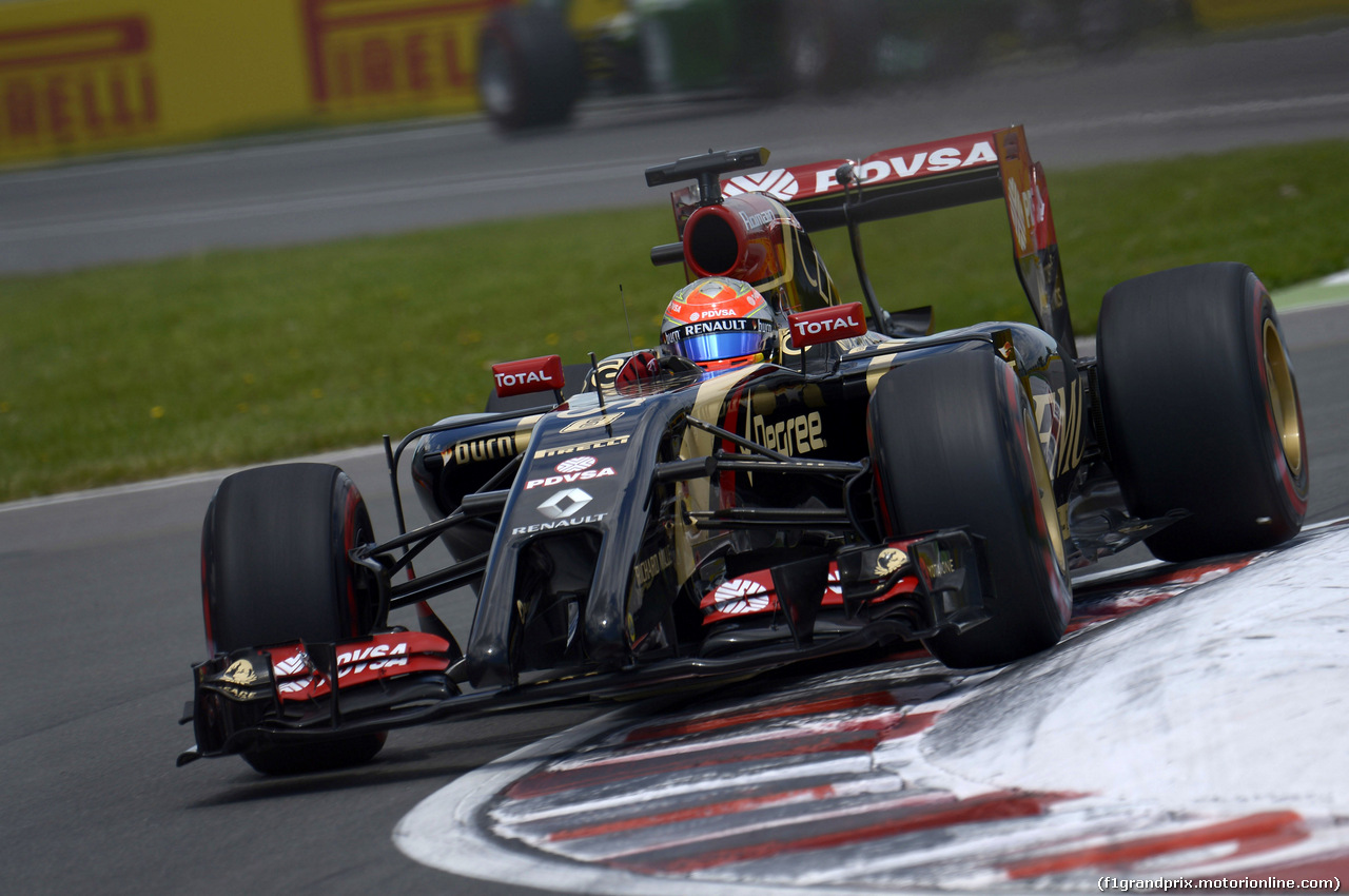GP CANADA, 07.06.2014- Qualifiche, Romain Grosjean (FRA) Lotus F1 Team E22