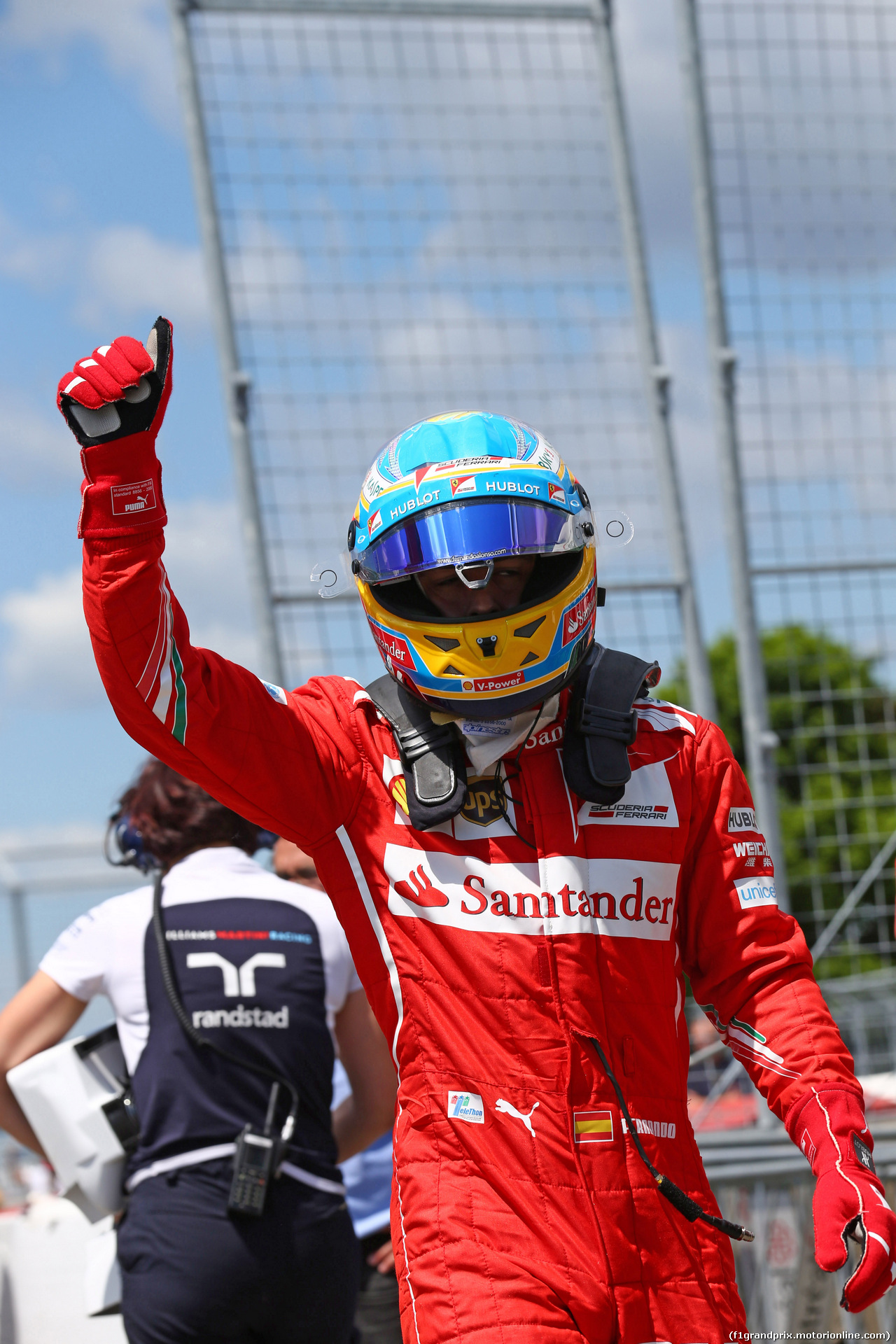 GP CANADA, 07.06.2014- Qualifiche, Fernando Alonso (ESP) Ferrari F14-T