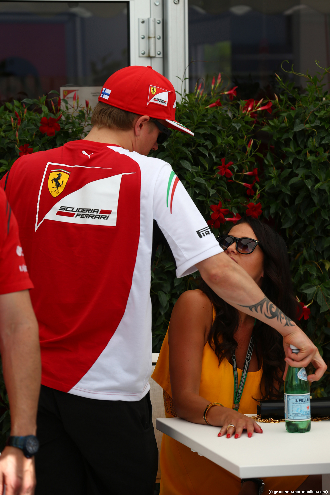 GP CANADA, 07.06.2014- Kimi Raikkonen (FIN) Ferrari F14-T e Domenica Minttu Virtanen