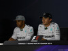 GP CANADA, 07.06.2014- Qualifiche, Conferenza Stampa, Lewis Hamilton (GBR) Mercedes AMG F1 W05 e Nico Rosberg (GER) Mercedes AMG F1 W05