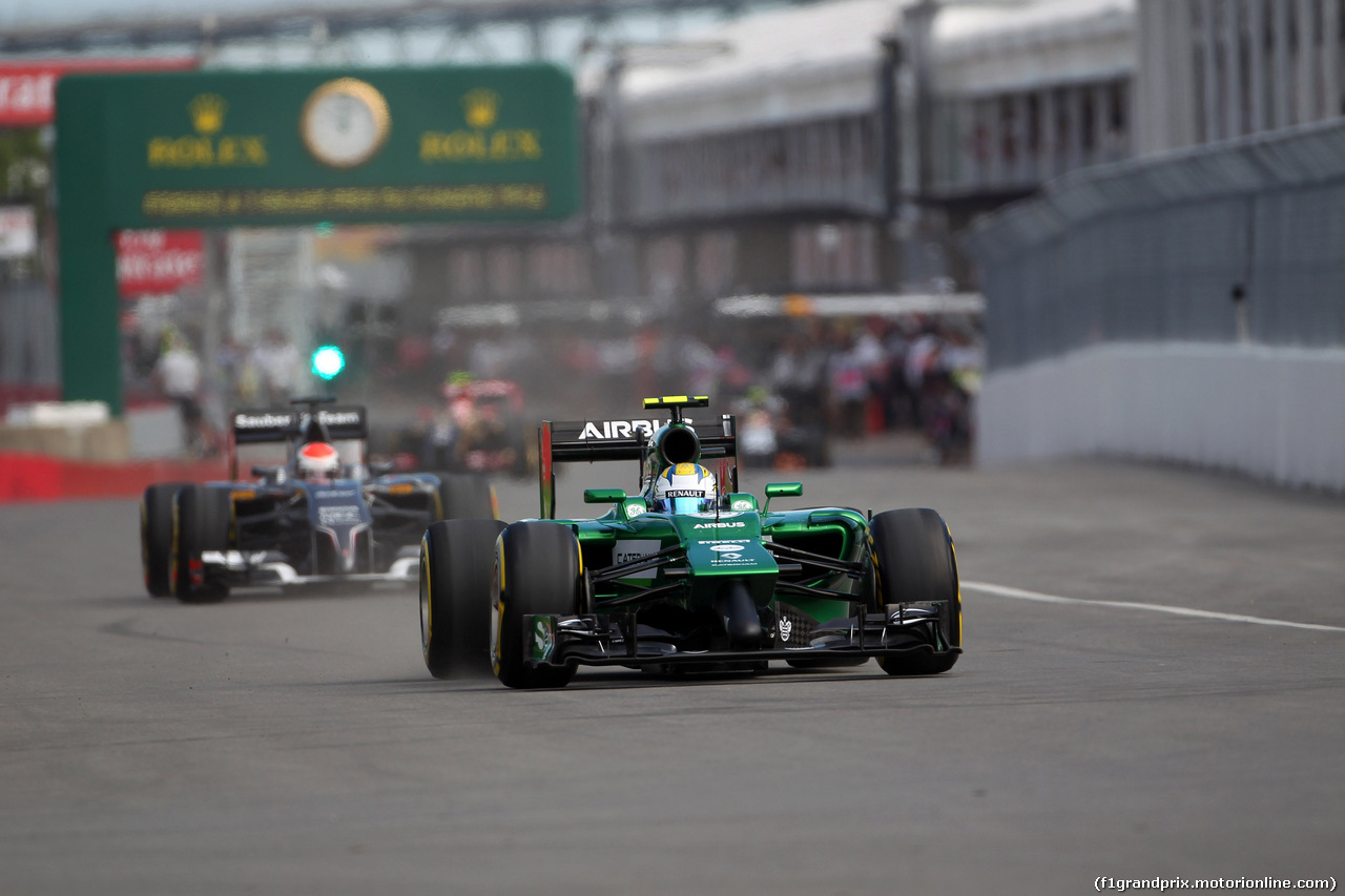 GP CANADA, 06.06.2014- Prove Libere 1, Marcus Ericsson (SUE) Caterham F1 Team CT-04