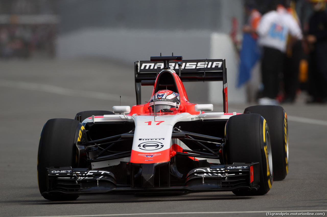 GP CANADA, 06.06.2014- Prove Libere 1, Jules Bianchi (FRA) Marussia F1 Team MR03