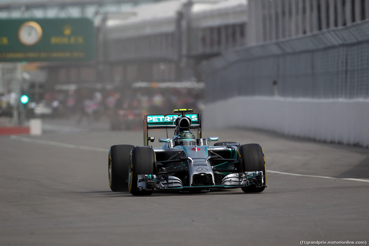GP CANADA, 06.06.2014- Prove Libere 1, Nico Rosberg (GER) Mercedes AMG F1 W05