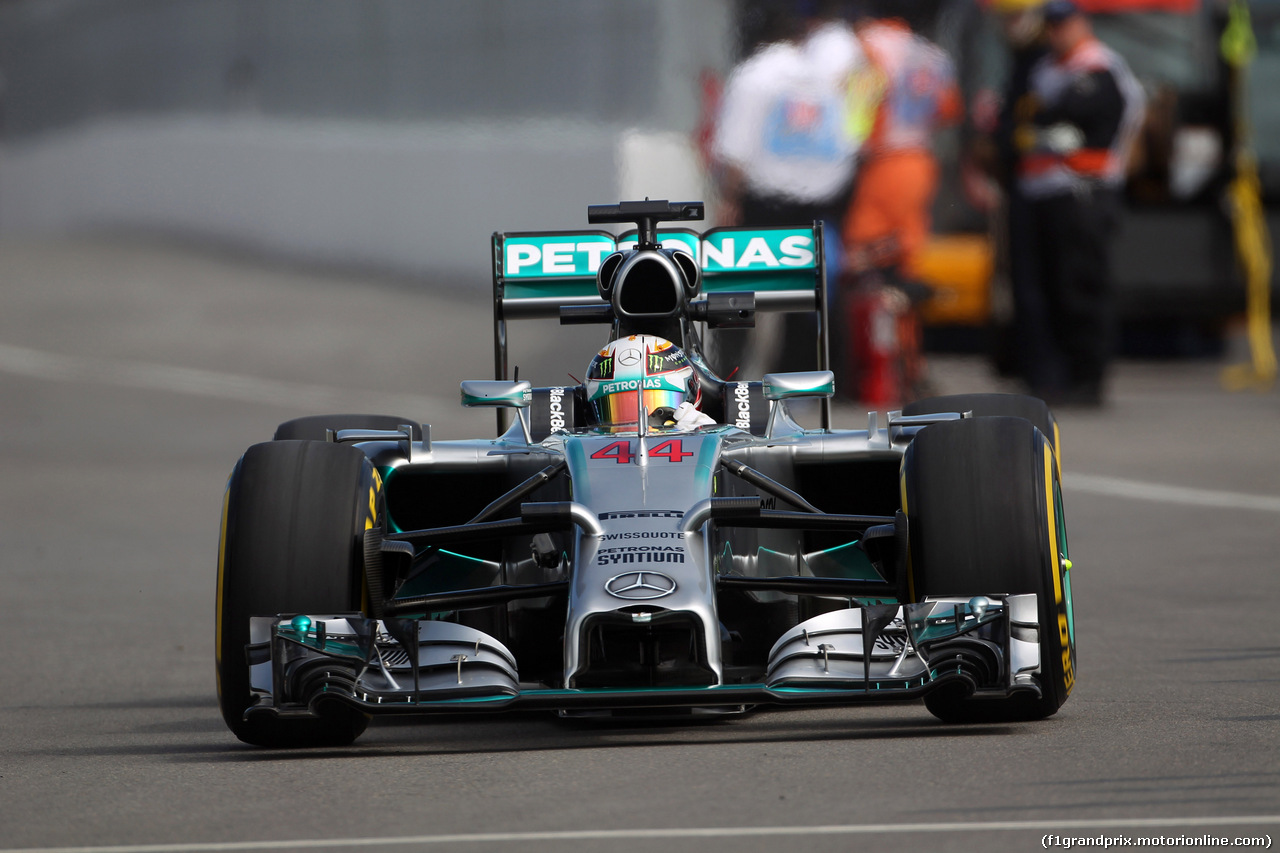 GP CANADA, 06.06.2014- Prove Libere 1, Lewis Hamilton (GBR) Mercedes AMG F1 W05