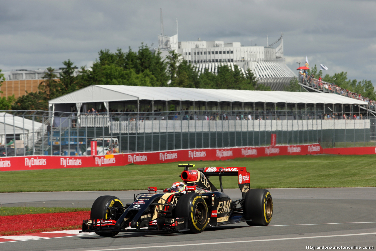 GP CANADA, 06.06.2014- Prove Libere 1, Pastor Maldonado (VEN) Lotus F1 Team E22