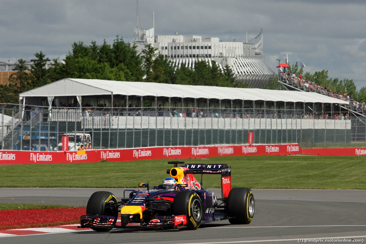 GP CANADA, 06.06.2014- Prove Libere 1, Sebastian Vettel (GER) Red Bull Racing RB10