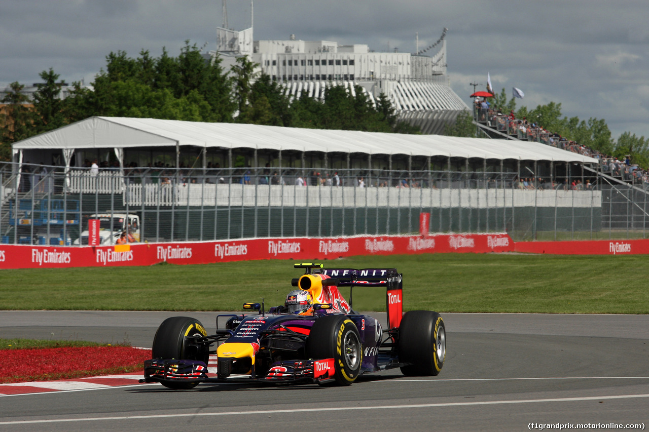 GP CANADA, 06.06.2014- Prove Libere 1, Daniel Ricciardo (AUS) Red Bull Racing RB10