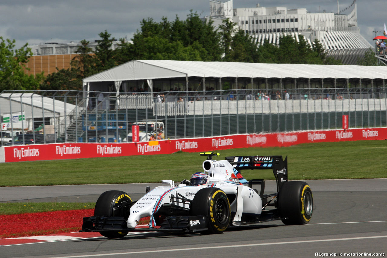 GP CANADA, 06.06.2014- Prove Libere 1, Valtteri Bottas (FIN) Williams F1 Team FW36