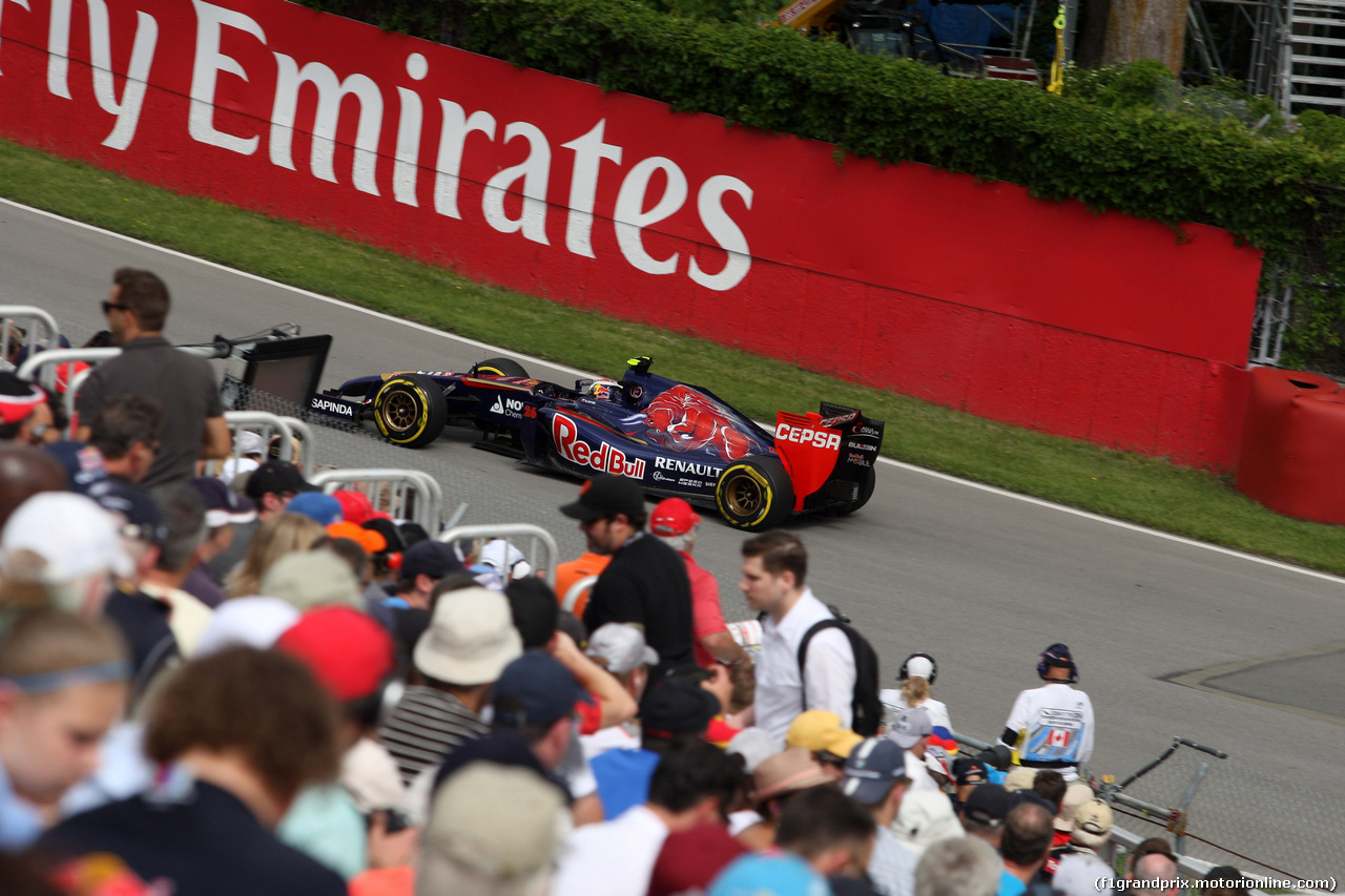 GP CANADA, 06.06.2014- Prove Libere 1, Daniil Kvyat (RUS) Scuderia Toro Rosso STR9