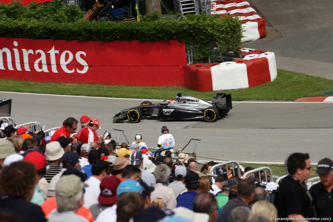 GP CANADA, 06.06.2014- Prove Libere 1, Jenson Button (GBR) McLaren Mercedes MP4-29