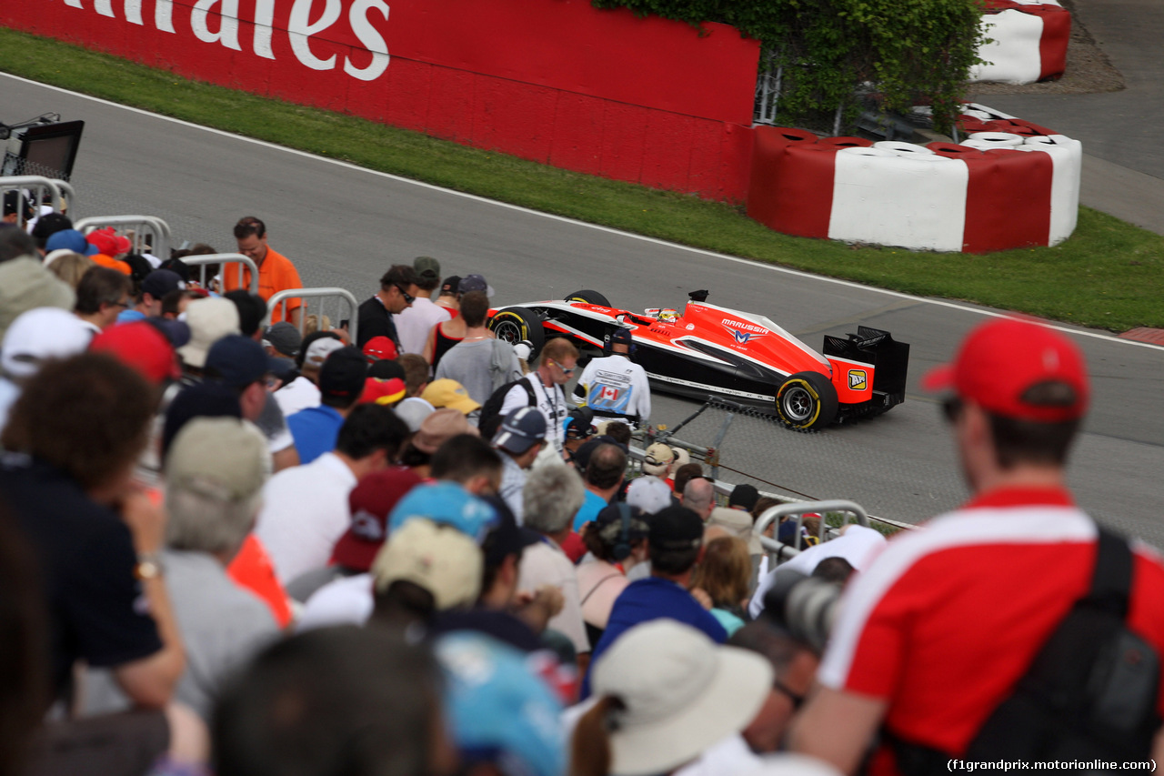 GP CANADA, 06.06.2014- Prove Libere 1, Jules Bianchi (FRA) Marussia F1 Team MR03