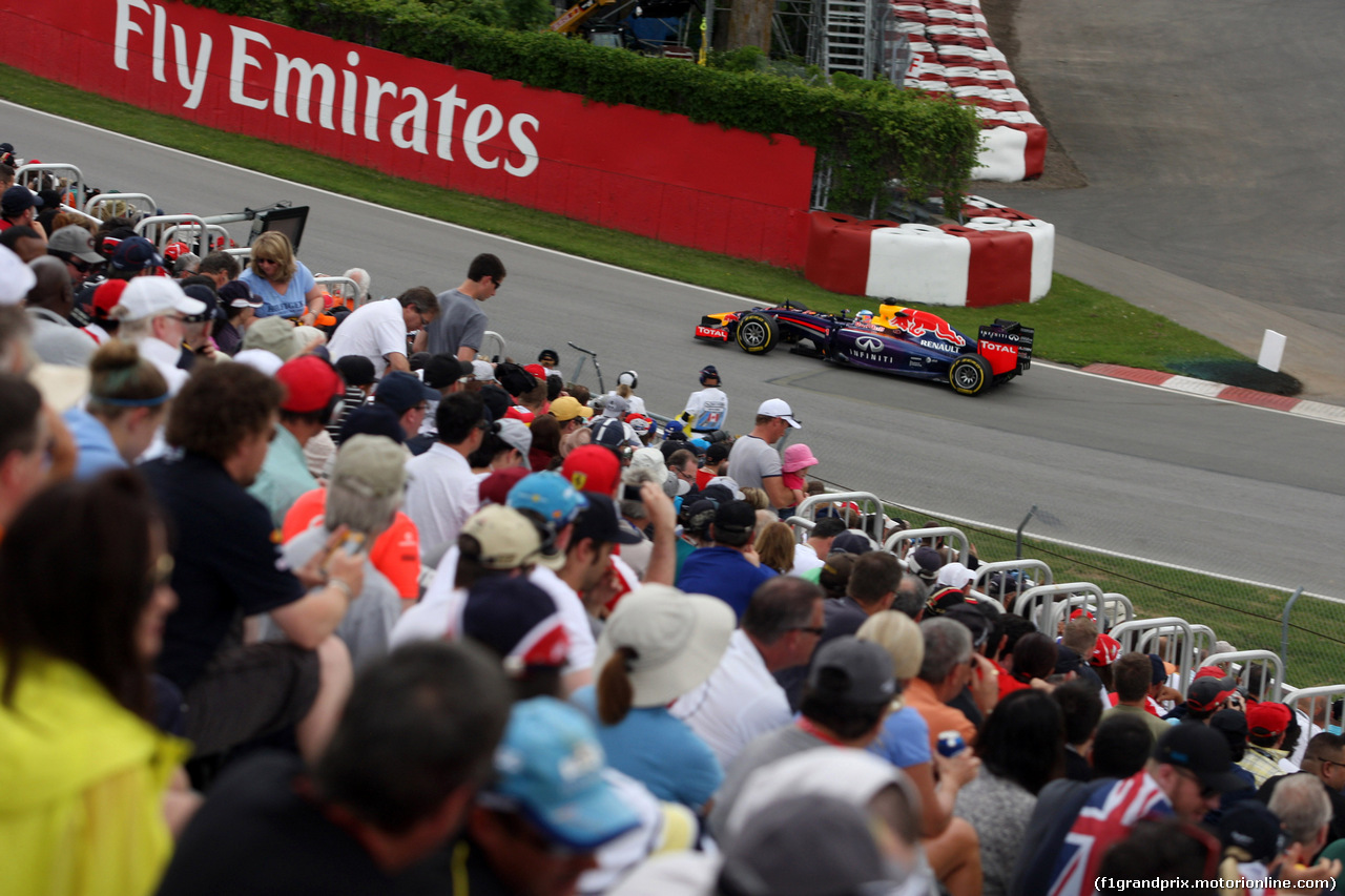 GP CANADA, 06.06.2014- Prove Libere 1, Sebastian Vettel (GER) Red Bull Racing RB10