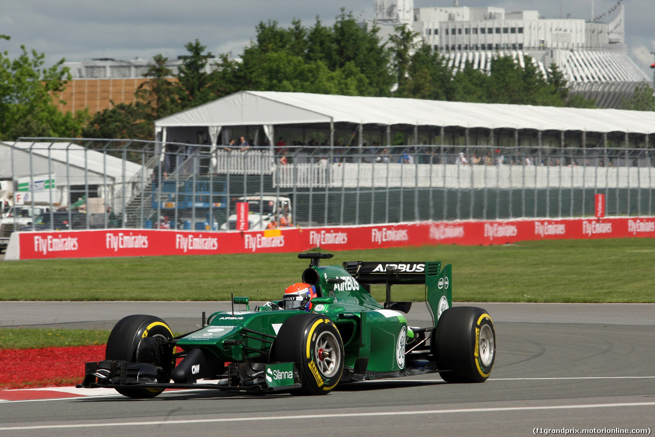 GP CANADA, 06.06.2014- Prove Libere 1, Alexander Rossi (USA), Caterham F1 Team CT-04