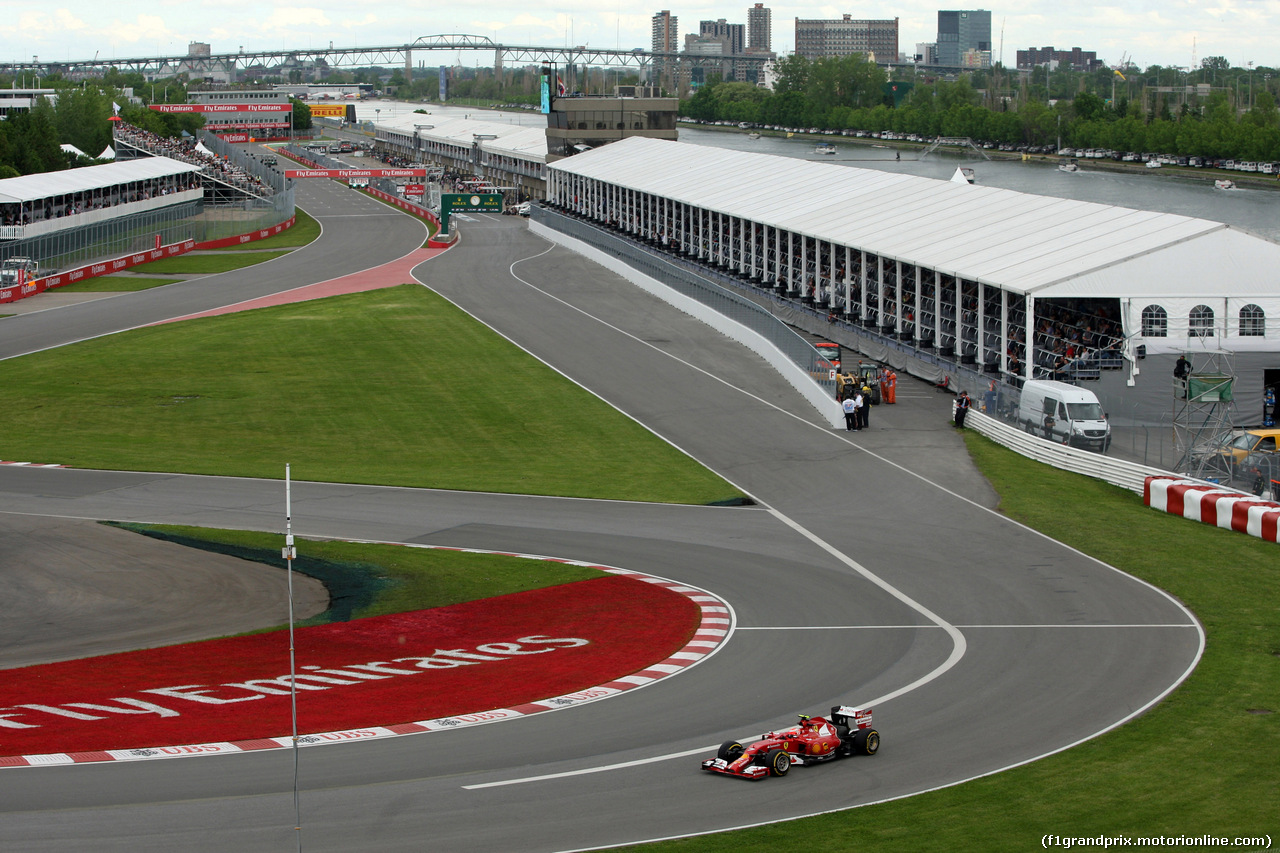 GP CANADA, 06.06.2014- Prove Libere 1, Kimi Raikkonen (FIN) Ferrari F14-T