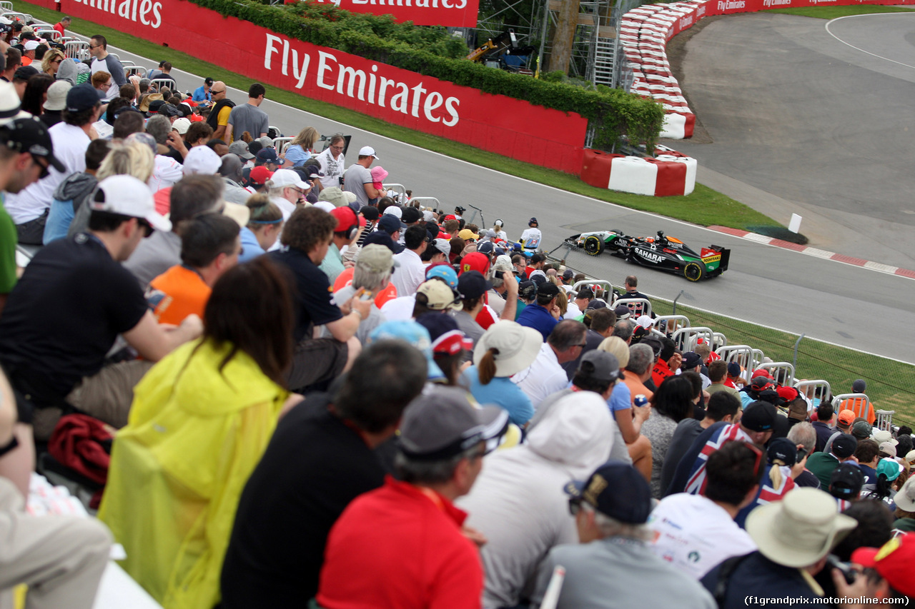 GP CANADA, 06.06.2014- Prove Libere 1, Nico Hulkenberg (GER) Sahara Force India F1 VJM07