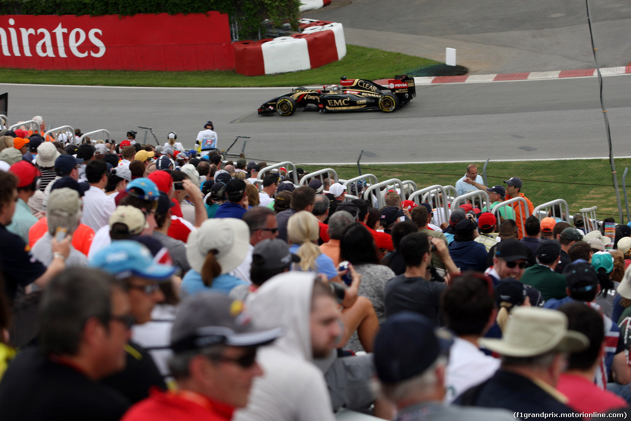 GP CANADA, 06.06.2014- Prove Libere 1, Romain Grosjean (FRA) Lotus F1 Team E22