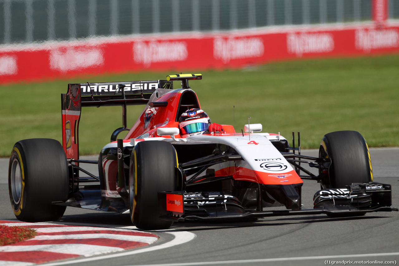 GP CANADA, 06.06.2014- Prove Libere 1, Max Chilton (GBR), Marussia F1 Team MR03