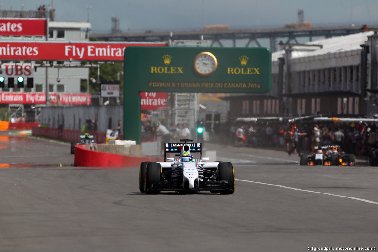 GP CANADA, 06.06.2014- Prove Libere 1, Felipe Massa (BRA) Williams F1 Team FW36