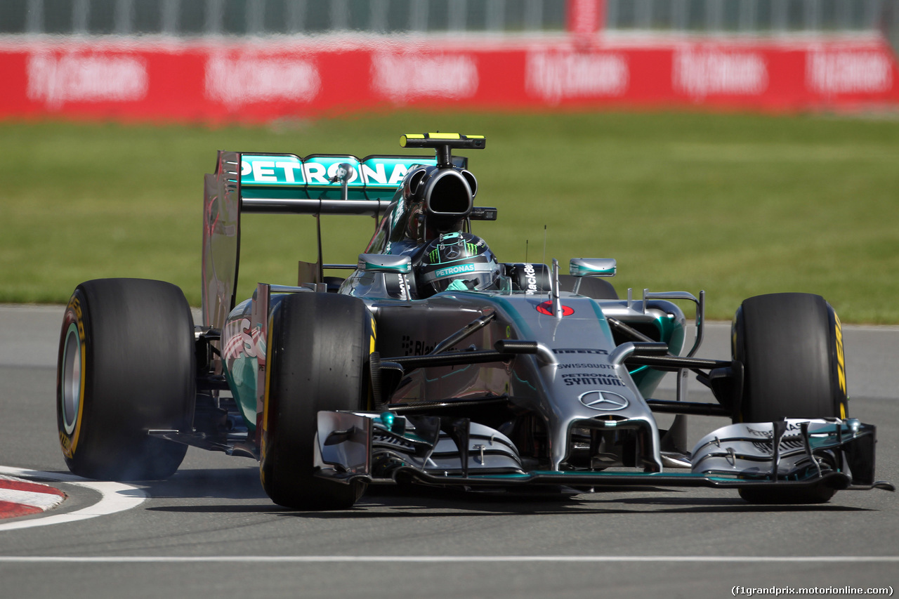 GP CANADA, 06.06.2014- Prove Libere 1,Nico Rosberg (GER) Mercedes AMG F1 W05