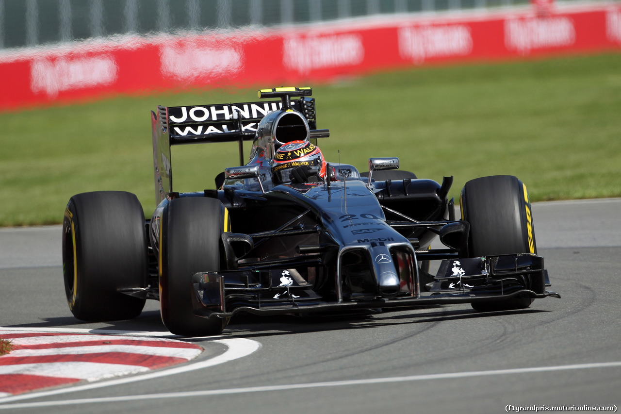 GP CANADA, 06.06.2014- Prove Libere 1, Kevin Magnussen (DEN) McLaren Mercedes MP4-29