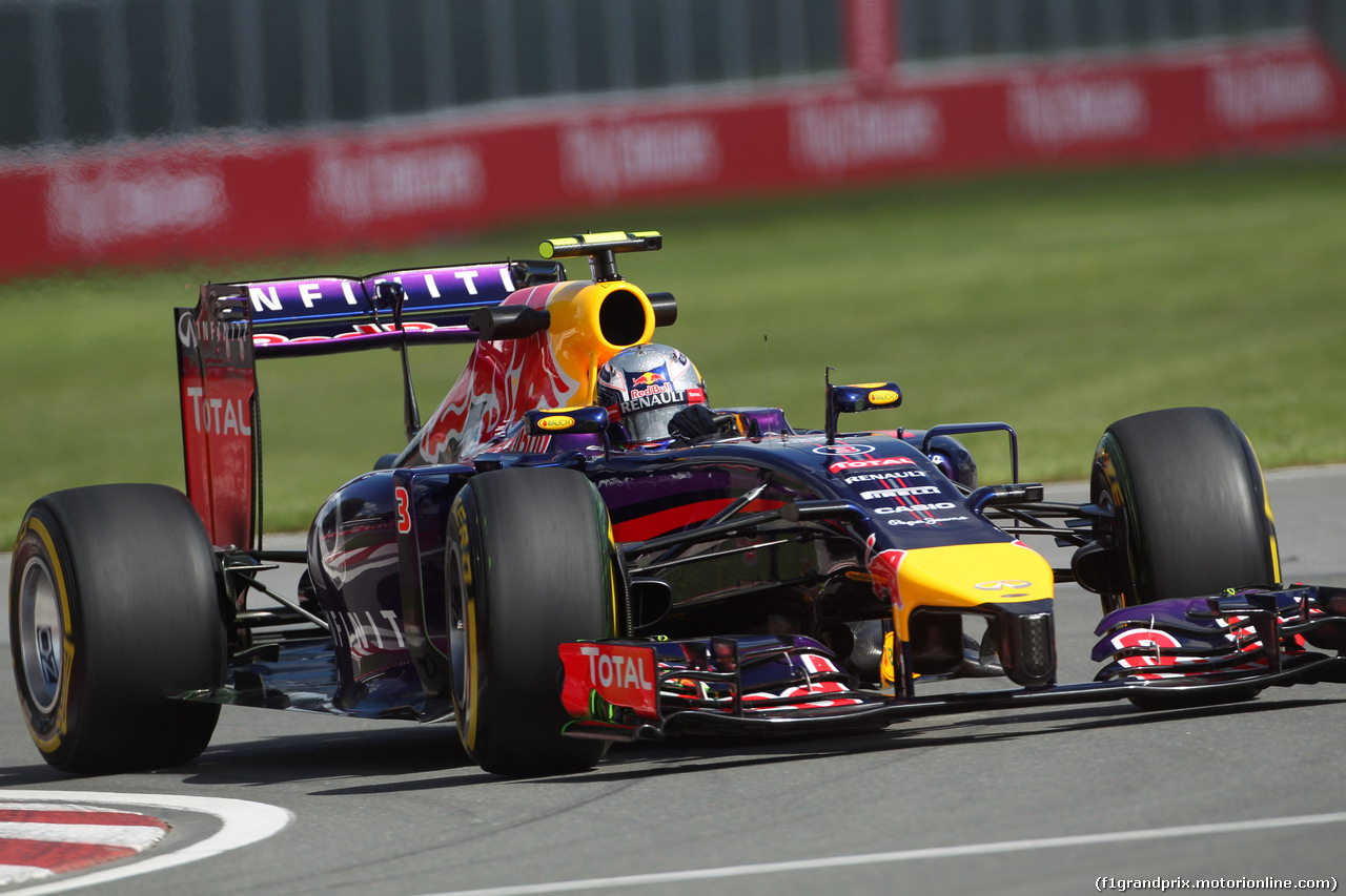 GP CANADA, 06.06.2014- Prove Libere 1, Daniel Ricciardo (AUS) Red Bull Racing RB10