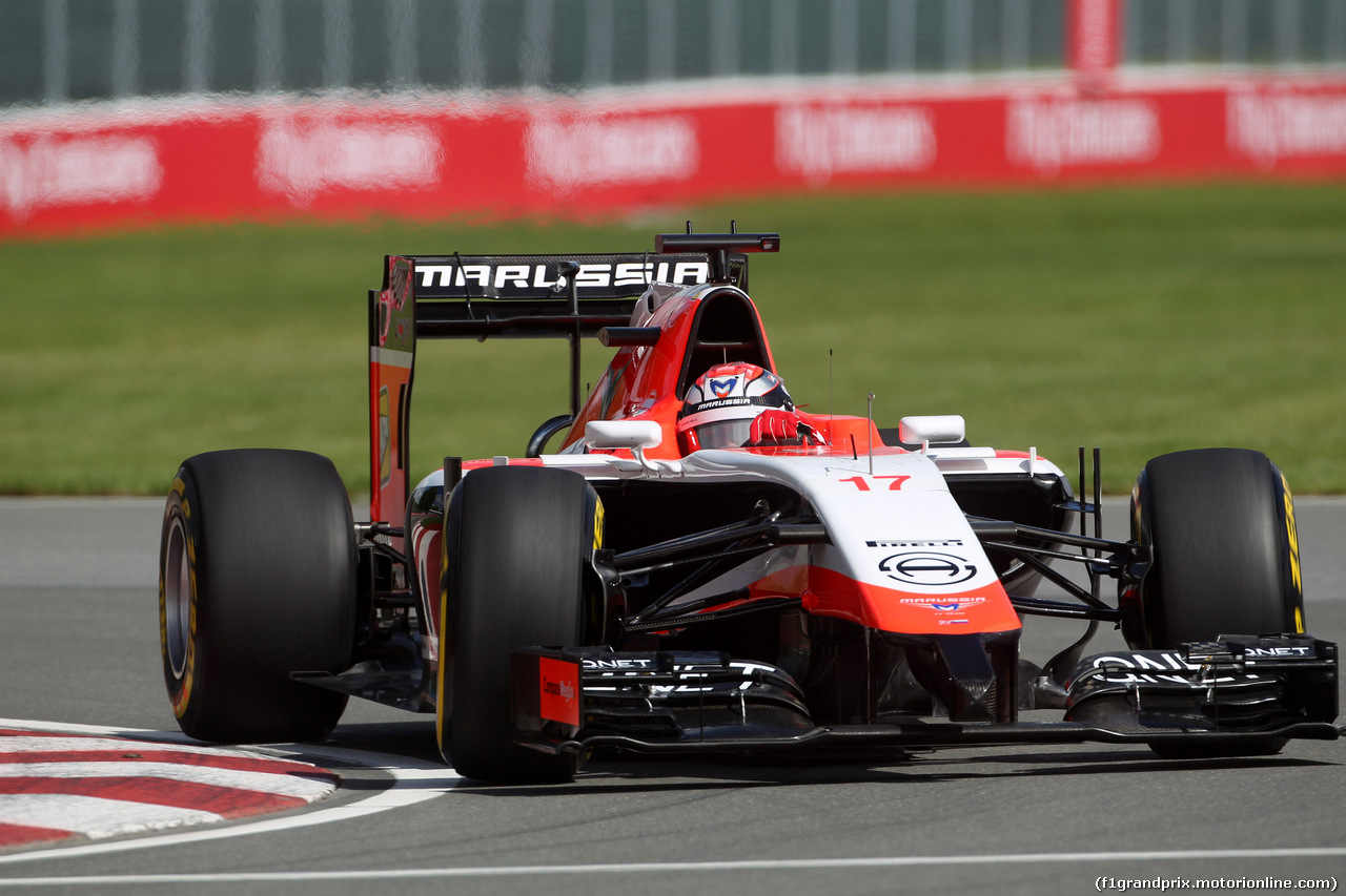 GP CANADA, 06.06.2014- Prove Libere 1, Jules Bianchi (FRA) Marussia F1 Team MR03