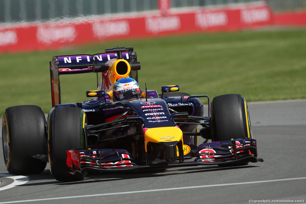 GP CANADA, 06.06.2014- Prove Libere 1, Sebastian Vettel (GER) Red Bull Racing RB10