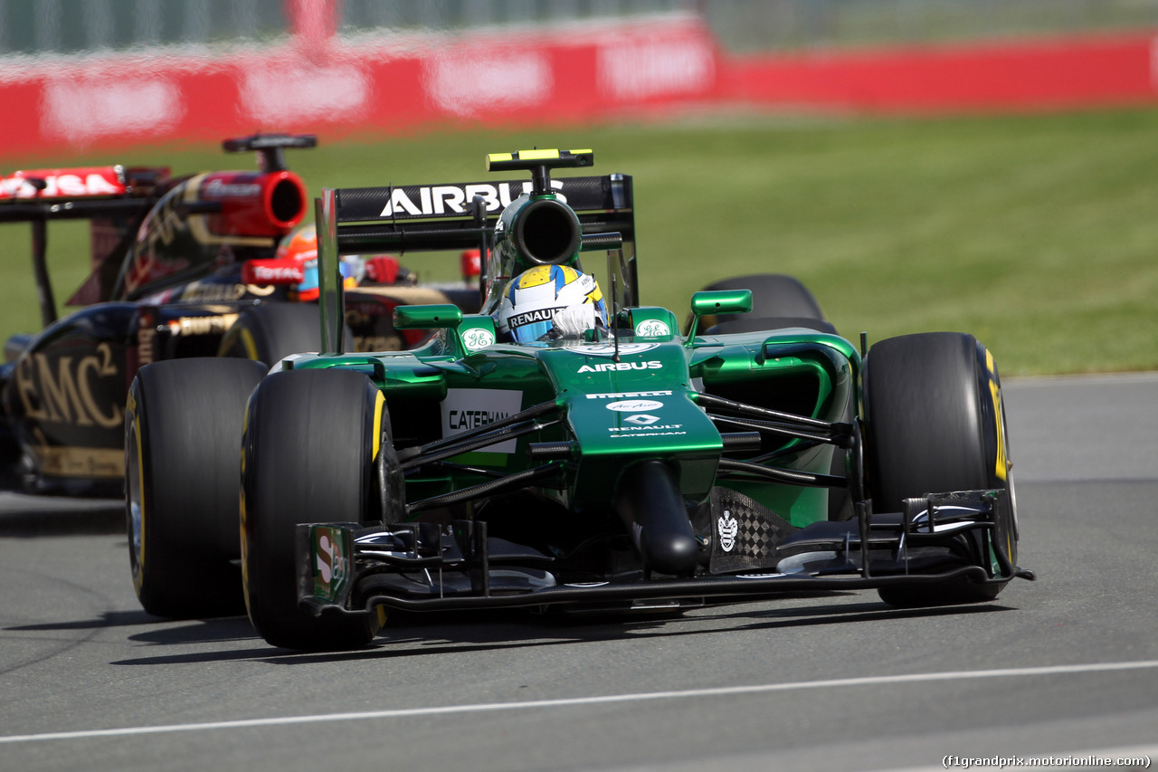 GP CANADA, 06.06.2014- Prove Libere 1, Marcus Ericsson (SUE) Caterham F1 Team CT-04