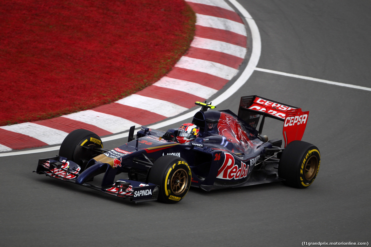 GP CANADA, 06.06.2014- Prove Libere 1, Daniil Kvyat (RUS) Scuderia Toro Rosso STR9