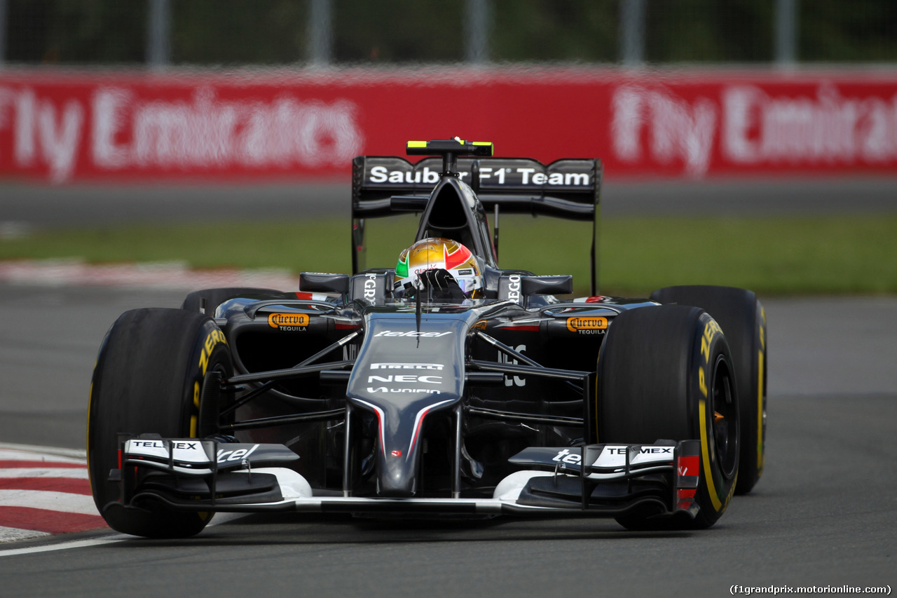 GP CANADA, 06.06.2014- Prove Libere 1, Esteban Gutierrez (MEX), Sauber F1 Team C33