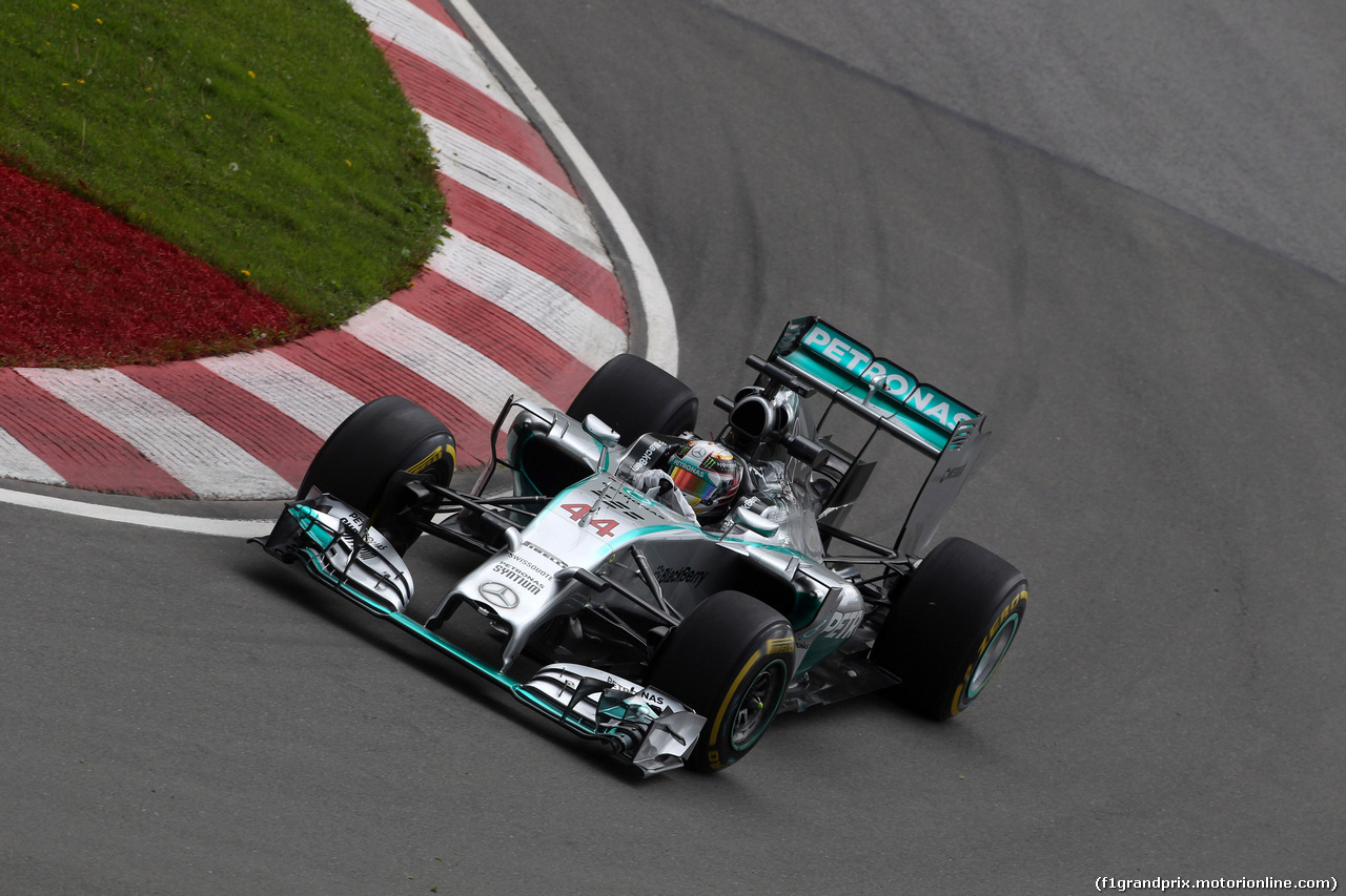 GP CANADA, 06.06.2014- Prove Libere 1, Lewis Hamilton (GBR) Mercedes AMG F1 W05