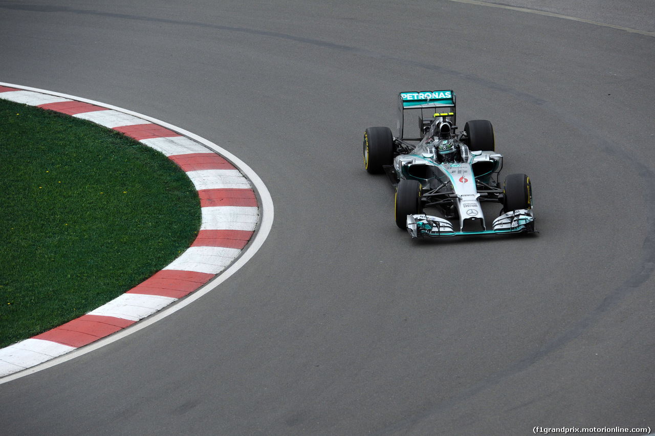 GP CANADA, 06.06.2014- Prove Libere 1, Nico Rosberg (GER) Mercedes AMG F1 W05