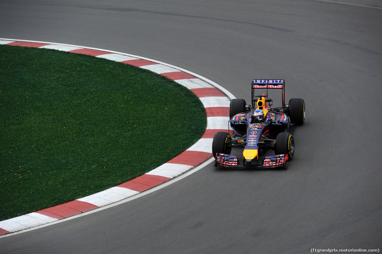 GP CANADA, 06.06.2014- Prove Libere 1, Sebastian Vettel (GER) Red Bull Racing RB10