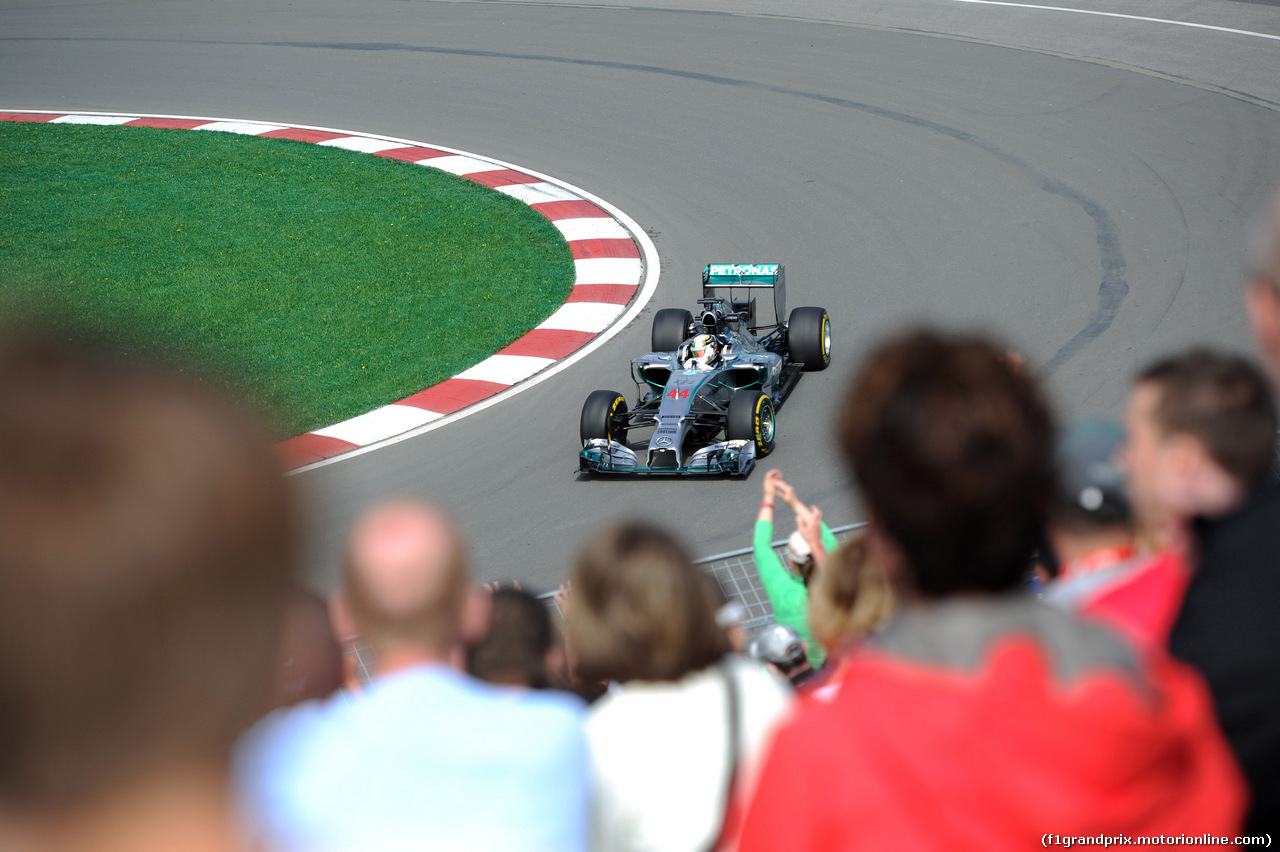 GP CANADA, 06.06.2014- Prove Libere 1, Lewis Hamilton (GBR) Mercedes AMG F1 W05