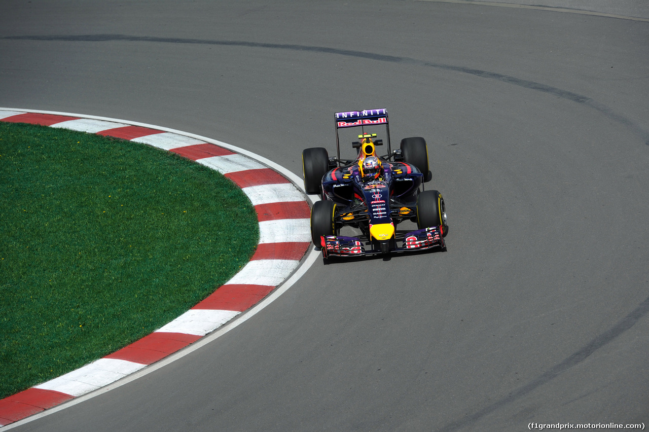 GP CANADA, 06.06.2014- Prove Libere 1, Daniel Ricciardo (AUS) Red Bull Racing RB10