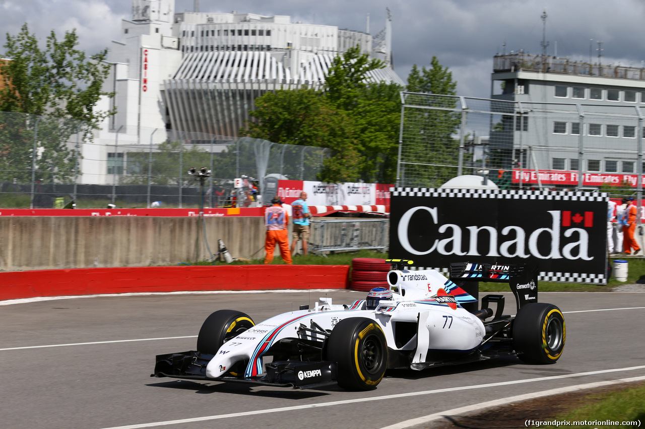 GP CANADA, 06.06.2014- Prove Libere 1, Valtteri Bottas (FIN) Williams F1 Team FW36