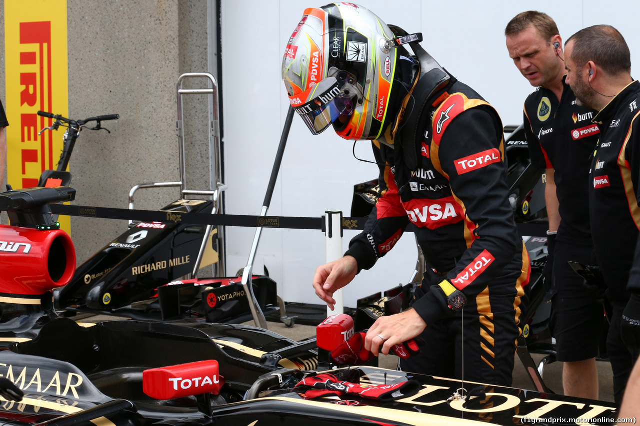 GP CANADA, 06.06.2014- Prove Libere 1, Romain Grosjean (FRA) Lotus F1 Team E22