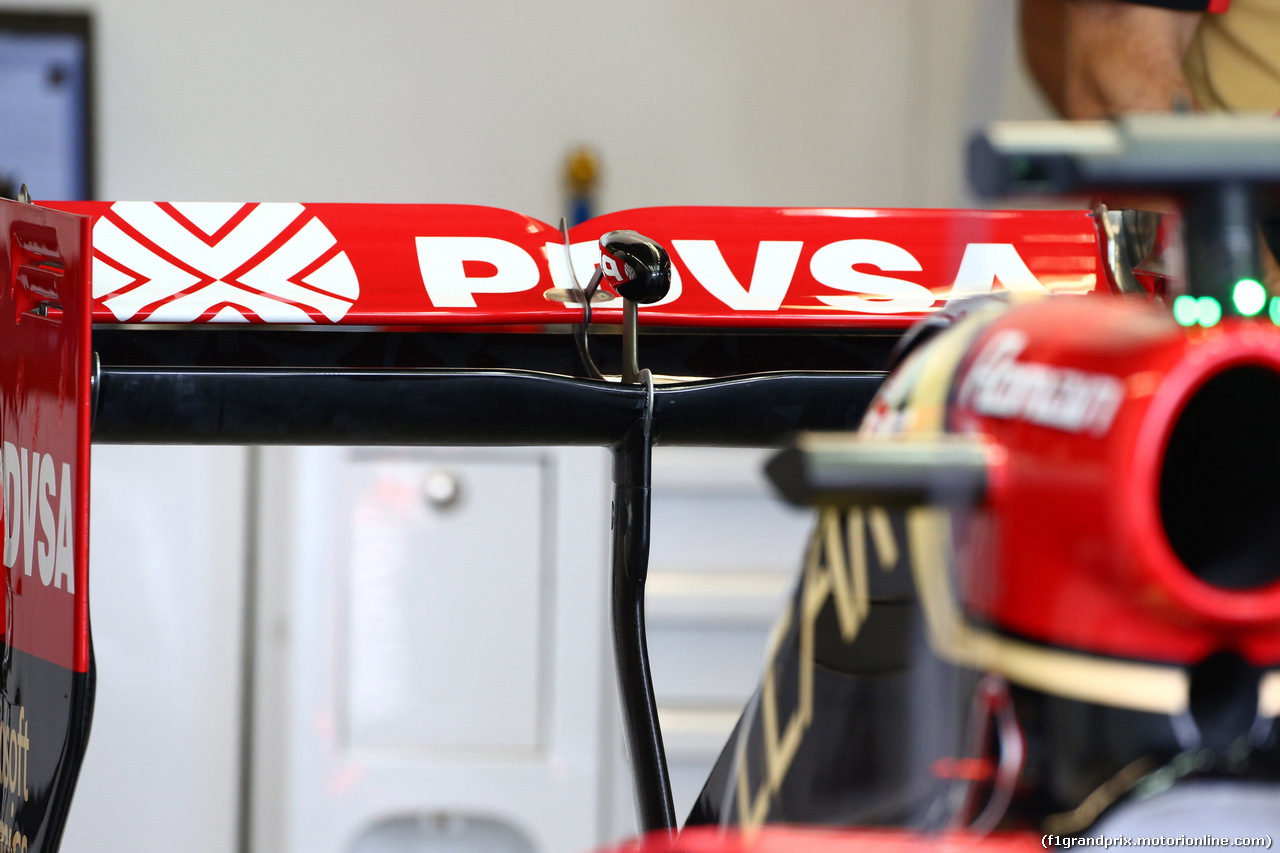 GP CANADA, 06.06.2014- Prove Libere 1, Lotus F1 Team E22, detail
