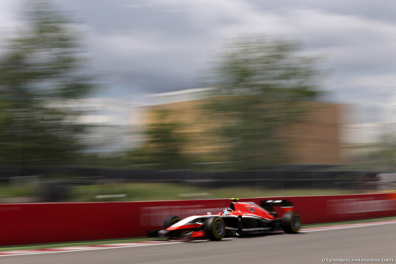 GP CANADA, 06.06.2014- Prove Libere 2, Max Chilton (GBR), Marussia F1 Team MR03