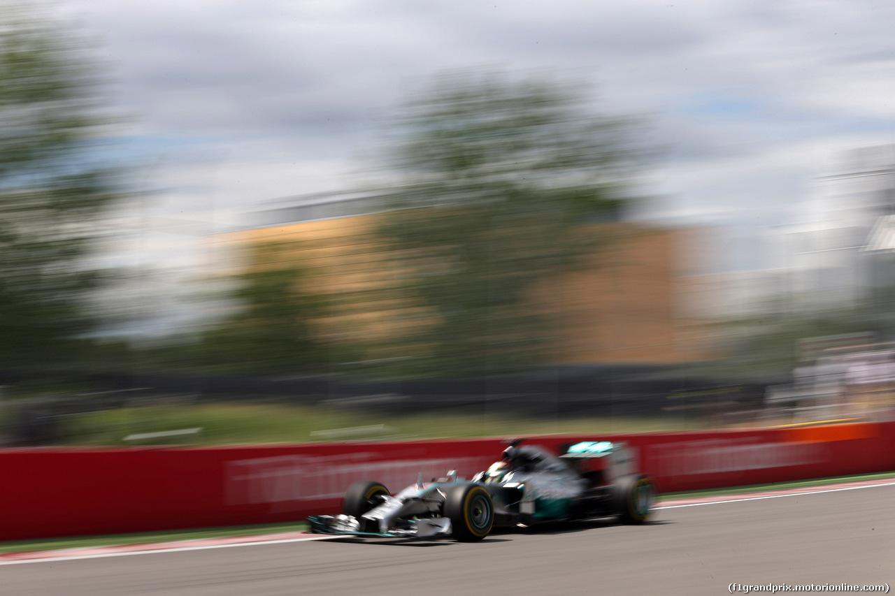 GP CANADA, 06.06.2014- Prove Libere 2, Lewis Hamilton (GBR) Mercedes AMG F1 W05