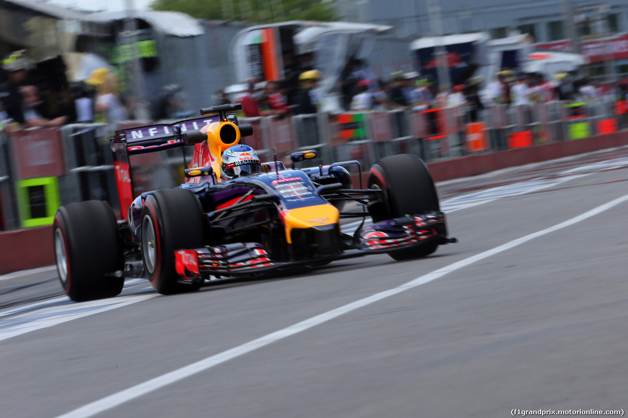 GP CANADA, 06.06.2014- Prove Libere 2, Sebastian Vettel (GER) Red Bull Racing RB10