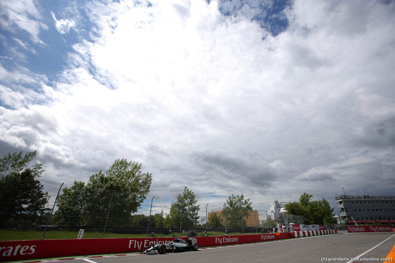 GP CANADA, 06.06.2014- Prove Libere 2, Nico Rosberg (GER) Mercedes AMG F1 W05