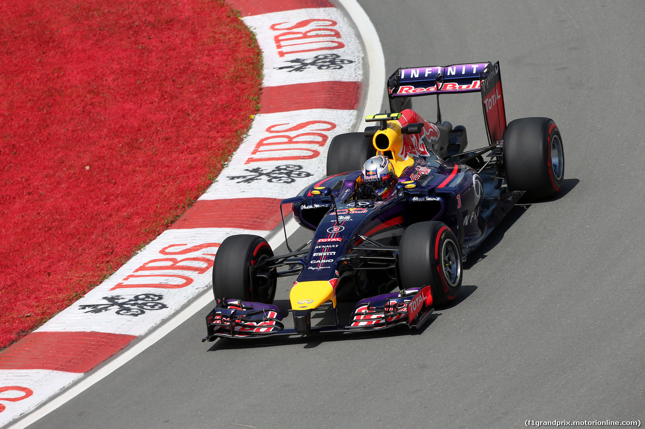 GP CANADA, 06.06.2014- Prove Libere 2, Daniel Ricciardo (AUS) Red Bull Racing RB10