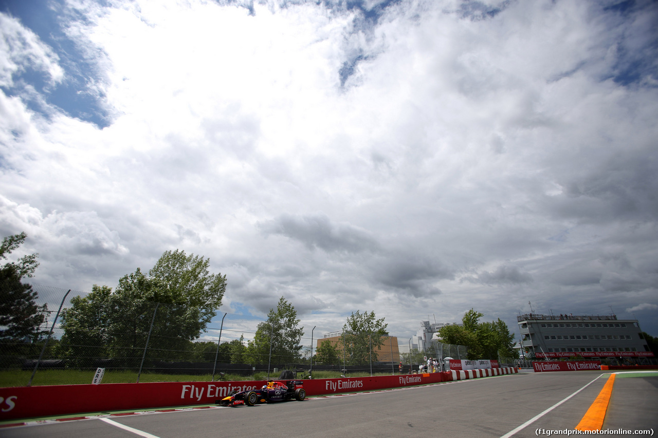 GP CANADA, 06.06.2014- Prove Libere 2, Sebastian Vettel (GER) Red Bull Racing RB10
