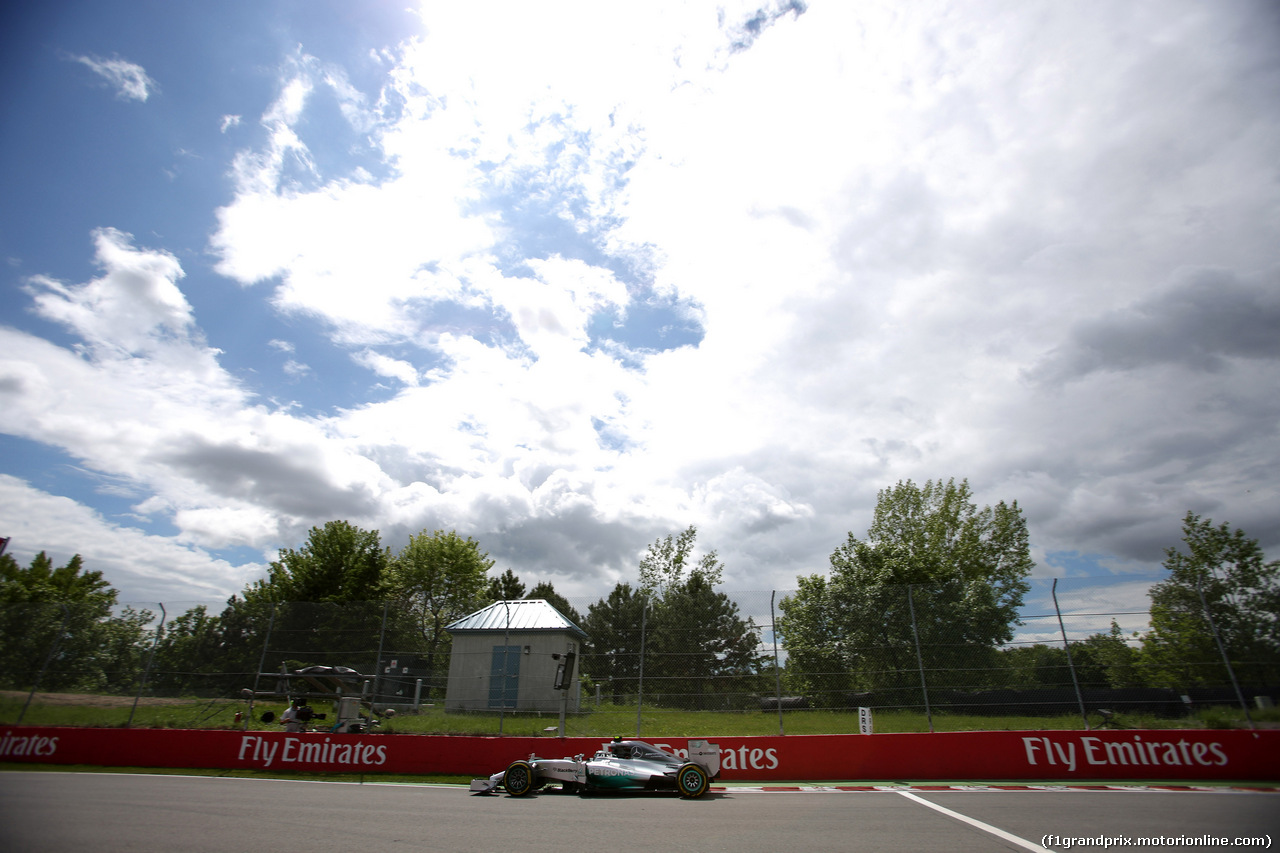 GP CANADA, 06.06.2014- Prove Libere 2, Nico Rosberg (GER) Mercedes AMG F1 W05