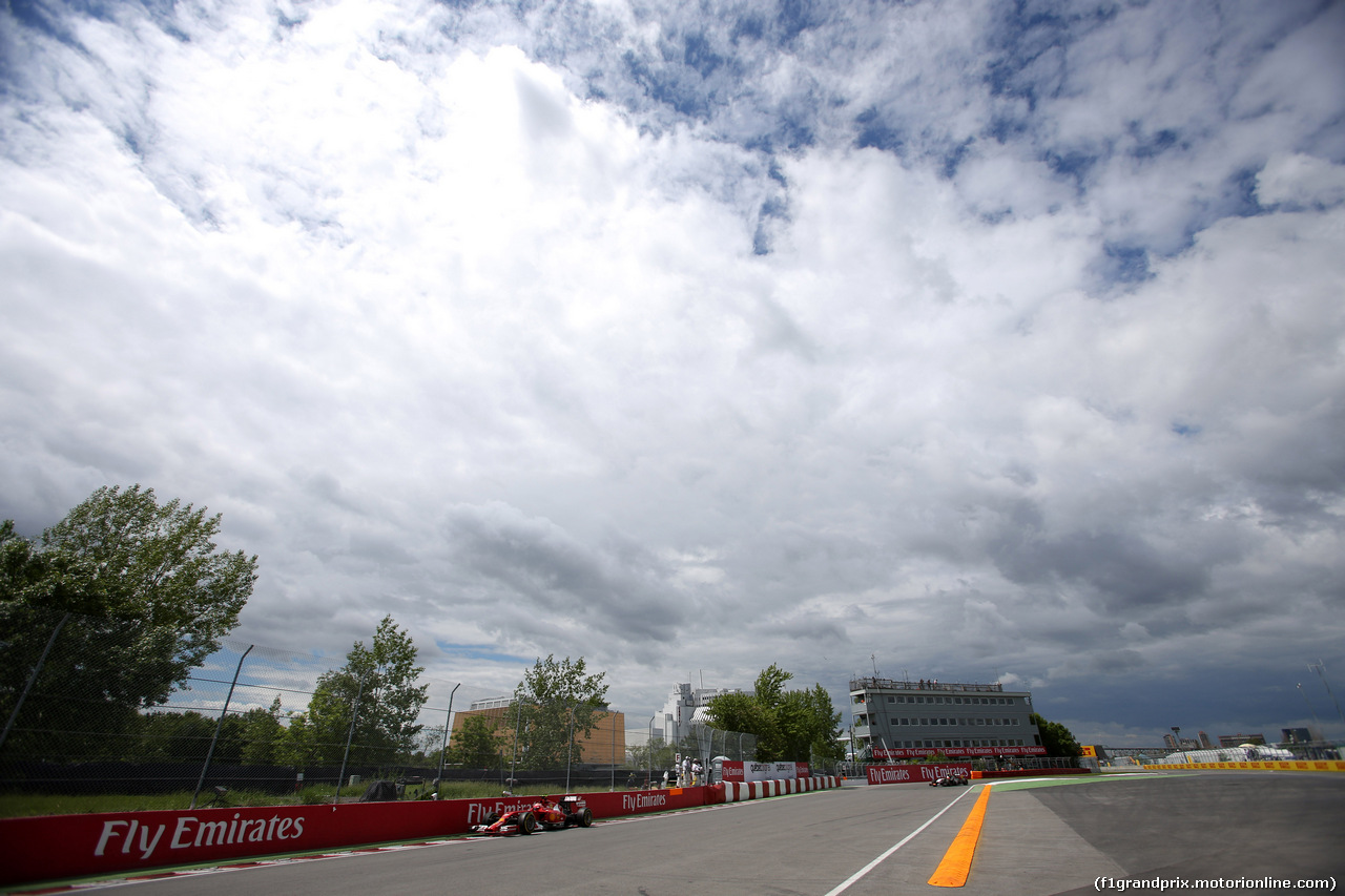 GP CANADA, 06.06.2014- Prove Libere 2, Kimi Raikkonen (FIN) Ferrari F14-T