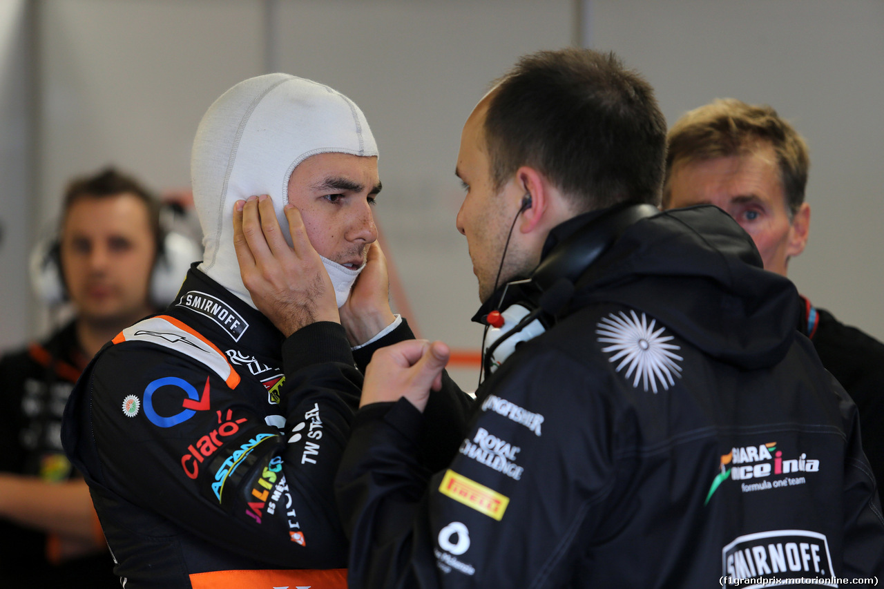 GP CANADA, 06.06.2014- Prove Libere 2, Sergio Perez (MEX) Sahara Force India F1 VJM07