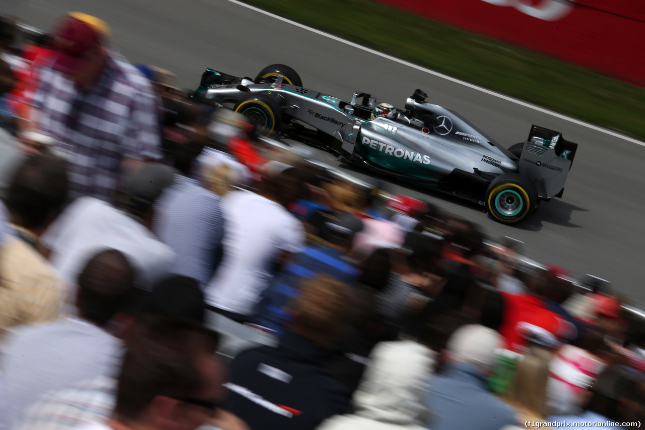GP CANADA, 06.06.2014- Prove Libere 2, Lewis Hamilton (GBR) Mercedes AMG F1 W05