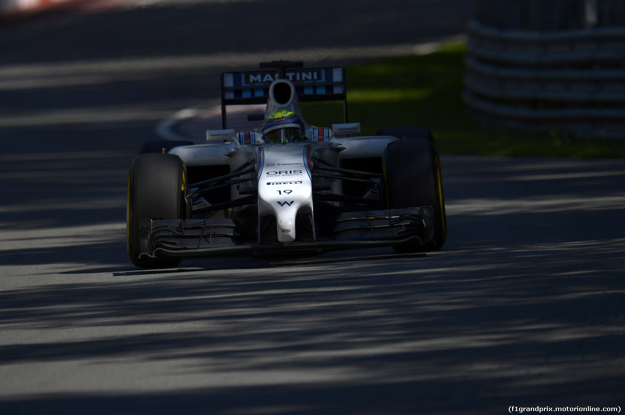 GP CANADA, 06.06.2014- Prove Libere 2, Felipe Massa (BRA) Williams F1 Team FW36