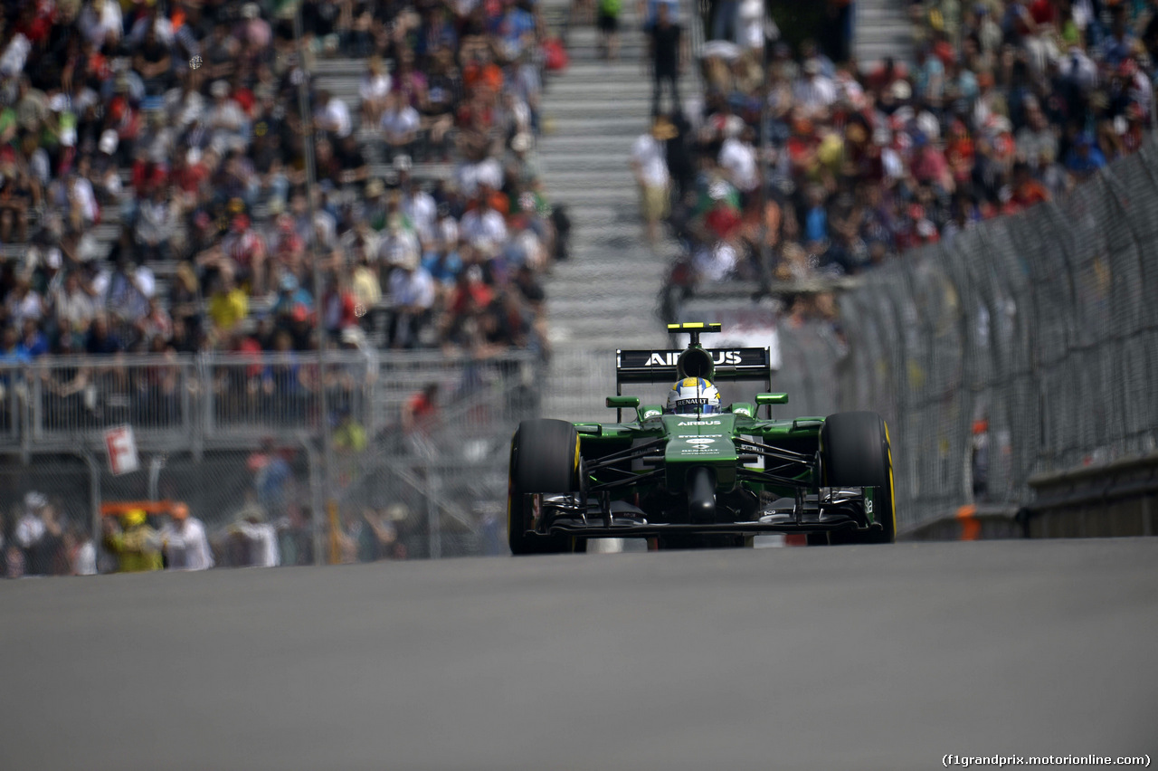 GP CANADA, 06.06.2014- Prove Libere 2, Marcus Ericsson (SUE) Caterham F1 Team CT-04